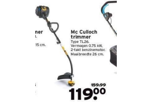 mc culloch trimmer