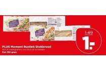 plus moment rustiek stokbrood