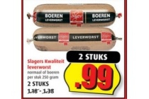 slagers kwaliteit leverworst