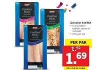 gerookte forelfilet