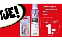 vogue deospray of jordan dental sticks