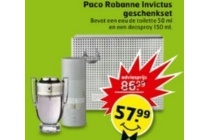 paco rabanne invictus geschenkset