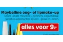 maybelline oog en lipmake up