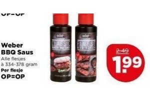 weber bbq saus