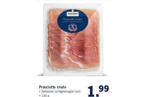 prosciutto crudo