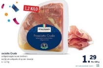 prosciutto crudo