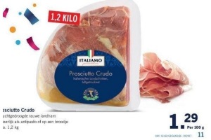 prosciutto crudo