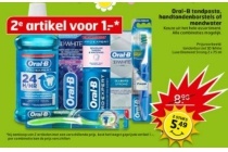 oral b tandpasta handtandenborstels of mondwater