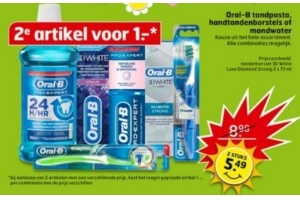 oral b tandpasta handtandenborstels of mondwater