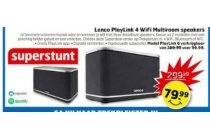 lenco playlink 4 wifi multiroom speaker