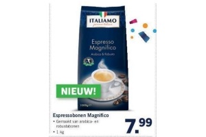 espressobonen magnifico