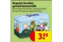 organic goodies gevuld bewaarblik