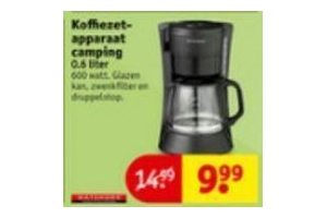 koffiezetapparaat camping