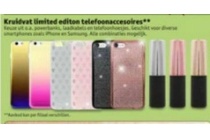 kruidvat limited editon telefoonaccesoires