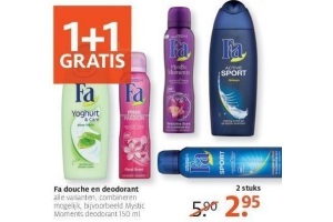 fa douche en deodorant