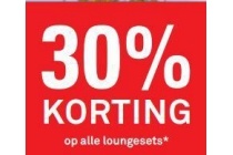 30 korting op alle loungesets