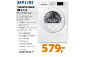 samsung warmtepompdroger dv70m5020iw