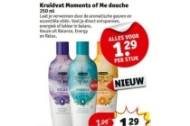 kruidvat moments of me douche