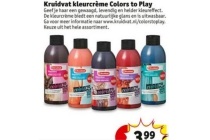 kruidvat kleurcreme colors to play