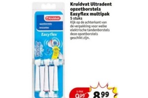 Pidgin Kan worden berekend Eindeloos Kruidvat utradent opzetborstels easyflex multipak voor €8,99 - Beste.nl