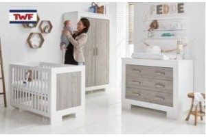 lucca ledikant commode en hang legkast