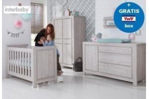 san diego set ledikant commode en hang legkast