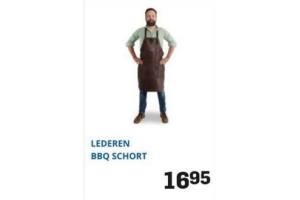 lederen schort