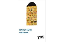 kinder emoji slaapzak