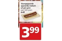 voorgegaarde spareribs