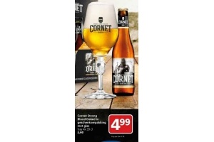 cornet blond oaked in geschenkverpakking met glas