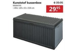 kunststof kussenbox