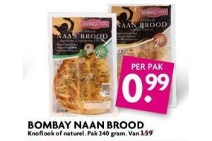 bombay naan brood
