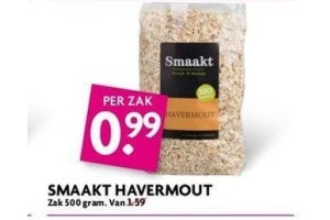 smaakt havermout