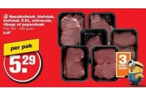 haasbiefstuk biefstuk biefstuk xxl entrecote ribeye of pepersteak