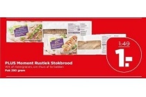 plus moment rustiek stokbrood