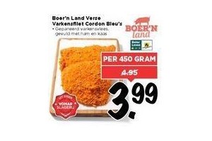 boer n land verse varkensfilet cordon bleu s