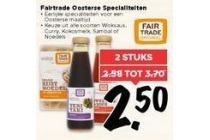 fairtrade oosterse specialiteiten