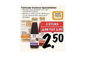 fairtrade oosterse specialiteiten