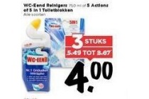 wc eend reinigers of 5 actions of 5 in 1 toiletblokken