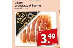 villani prosciutto di parma