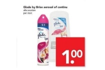 glade by brise aerosol of continu