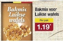 bakmix voor luikse wafels