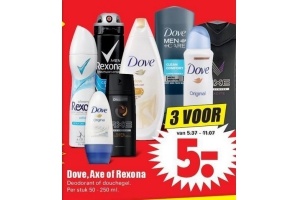 dove axe of rexona