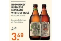 no monkey business moskato