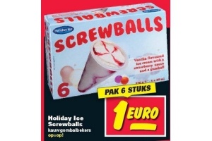 holiday ice screwballs nu voor eur1