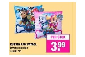 kussen paw patrol