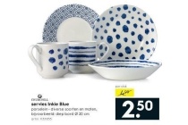 servies inkie blue