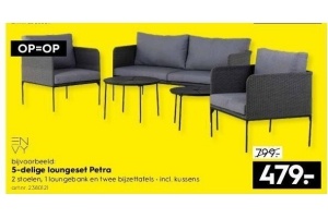 5 delige loungeset petra