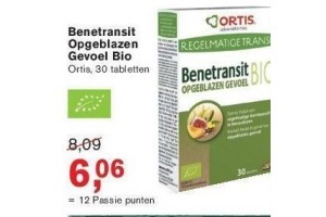 benetransit opgeblazen gevoel bio