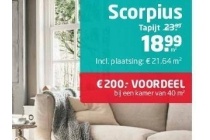 scorpius tapijt nu eur18 99